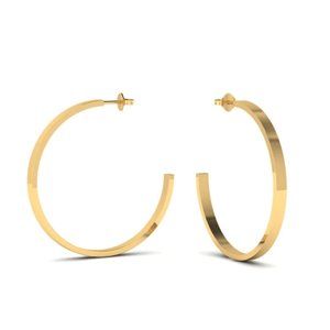 Classic Hoop Earrings - 14K Gold Vermeil